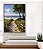 Quadro Vertical Estrada Para Praia Árvores Mar Céu Azul Canvas Moldura - Imagem 5