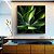 Quadro Quadrado Planta Agave-Dragão Folhas Verdes Natureza Canvas Moldura - Imagem 3