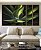 Trio de Quadros Estilizados Planta Agave-Dragão Folhas Verdes Natureza Canvas Moldura - Imagem 5