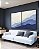 Duo de Quadros Abstrato Degradê Textura Marfim Azul Canvas Moldura - Imagem 1