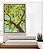 Quadro Vertical Árvore Frutífera Céu Azul Turquesa Natureza Canvas Moldura - Imagem 2