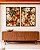 Duo de Quadros Flores Silvestres Cores Neutras Canvas Moldura - Imagem 3