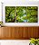 Trio de Quadros Árvores Folhas Verdes Céu Azul Limpo Natureza Canvas Moldura - Imagem 3