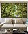 Trio de Quadros Estilizados Árvores Folhas Verdes Céu Azul Limpo Natureza Canvas Moldura - Imagem 5