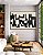 Quadro Horizontal Abstrato Traços Minimalistas Geométricos Preto Marfim Canvas Moldura - Imagem 5