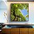 Quadro Quadrado Árvores Folhagem Verde Céu Limpo Natureza Canvas Moldura - Imagem 5