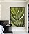 Quadro Vertical Planta Folhagem Verde Natureza Paisagem Canvas Moldura - Imagem 1