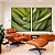 Duo de Quadros Planta Folhagem Verde Natureza Paisagem Canvas Moldura - Imagem 2