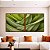 Duo de Quadros Quadrados Planta Folhagem Verde Natureza Paisagem Canvas Moldura - Imagem 1