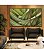 Trio de Quadros Estilizados Planta Folhagem Verde Natureza Paisagem Canvas Moldura - Imagem 3