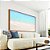 Quadro Horizontal Areia Branca Praia Azul Cristalino Canvas Moldura - Imagem 4