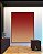 Quadro Vertical Abstrato Degradê Vermelho Laranja Pêssego Suave Canvas Moldura - Imagem 2