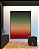 Quadro Vertical Abstrato Degradê Verde Folha Vermelho Canvas Moldura - Imagem 4