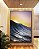 Quadro Vertical Pôr do sol em Mar Azul Ondulado Canvas Moldura - Imagem 2