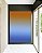 Quadro Vertical Abstrato Degradê Laranja Azul Canvas Moldura - Imagem 4