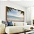 Quadro Horizontal Sol Praia Araia Clara Mar Coqueiros Canvas Moldura - Imagem 1