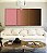 Trio de Quadros Abstrato Degradê Rosa Antigo Marrom Chocolate Canvas Moldura - Imagem 4