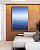 Quadro Vertical Mar Azul Profundo Céu Azul Relaxante Canvas Moldura - Imagem 5