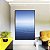 Quadro Vertical Mar Azul Profundo Céu Azul Relaxante Canvas Moldura - Imagem 1