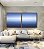 Duo de Quadros Quadrados Mar Azul Profundo Céu Azul Relaxante Canvas Moldura - Imagem 1