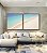 Duo de Quadros Quadrados Praia Areia Branca Mar Azul Relaxante Canvas Moldura - Imagem 3