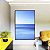 Quadro Vertical Mar Azul Calmo Céu Claro Efeito Movimento Canvas Moldura - Imagem 2