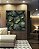 Quadro Quadrado Folhas Plantas Verde Dourado Tropical Canvas Moldura - Imagem 1