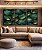 Trio de Quadros Folhas Plantas Verde Dourado Tropical Natureza Canvas Moldura - Imagem 4