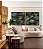 Duo de Quadros Quadrados Folhas Plantas Verde Dourado Tropical Natureza Canvas Moldura - Imagem 4