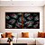 Duo de Quadros Quadrados Folhas Plantas Verde Magenta Tropical Natureza Canvas Moldura - Imagem 5