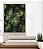 Quadro Vertical Folhagem Verde de Planta Antúrio Tropical Natureza Canvas Moldura - Imagem 3