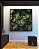 Quadro Quadrado Folhagem Verde de Planta Antúrio Tropical Natureza Canvas Moldura - Imagem 4