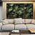 Trio de Quadros Folhagem Verde de Planta Antúrio Tropical Natureza Canvas Moldura - Imagem 5