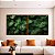 Duo de Quadros Quadrados Folhagem Verde de Planta Antúrio Tropical Natureza Canvas Moldura - Imagem 1