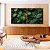Duo de Quadros Quadrados Folhagem Verde de Planta Antúrio Tropical Natureza Canvas Moldura - Imagem 3