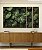 Trio de Quadros Estilizados Verde de Planta Antúrio Tropical Natureza Canvas Moldura - Imagem 3