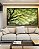 Quadro Horizontal Árvore Folhas Verdes Vibrantes Natureza Canvas Moldura - Imagem 3