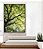 Quadro Vertical Árvore Folhas Verdes Vibrantes Natureza Canvas Moldura - Imagem 5