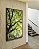 Quadro Vertical Árvore Folhas Verdes Vibrantes Natureza Canvas Moldura - Imagem 2