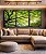 Trio de Quadros Árvore Folhas Verdes Vibrantes Natureza Canvas Moldura - Imagem 5