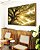 Quadro Horizontal Árvore Céu Luzes Douradas Sol Natureza Canvas Moldura - Imagem 2