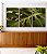 Trio de Quadros Costela de Adão Folha Planta Verde Natureza Canvas Moldura - Imagem 3