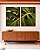 Duo de Quadros Costela de Adão Folha Planta Verde Natureza Canvas Moldura - Imagem 3