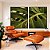 Duo de Quadros Costela de Adão Folha Planta Verde Natureza Canvas Moldura - Imagem 2