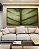 Quadro Horizontal Folha Verde Textura Beleza Natural Folhagem Canvas Moldura - Imagem 3