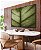 Quadro Horizontal Folha Verde Textura Beleza Natural Folhagem Canvas Moldura - Imagem 4