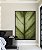 Quadro Vertical Folha Verde Textura Beleza Natural Folhagem Canvas Moldura - Imagem 3