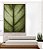 Quadro Vertical Folha Verde Textura Beleza Natural Folhagem Canvas Moldura - Imagem 4