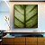 Quadro Quadrado Folha Verde Textura Beleza Natural Folhagem Canvas Moldura - Imagem 4