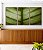 Trio de Quadros Folha Verde Textura Beleza Natural Folhagem Canvas Moldura - Imagem 3
